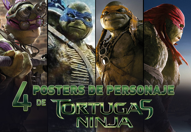 4 Posters De Personaje De Tortugas Ninja Cine Premiere 1613