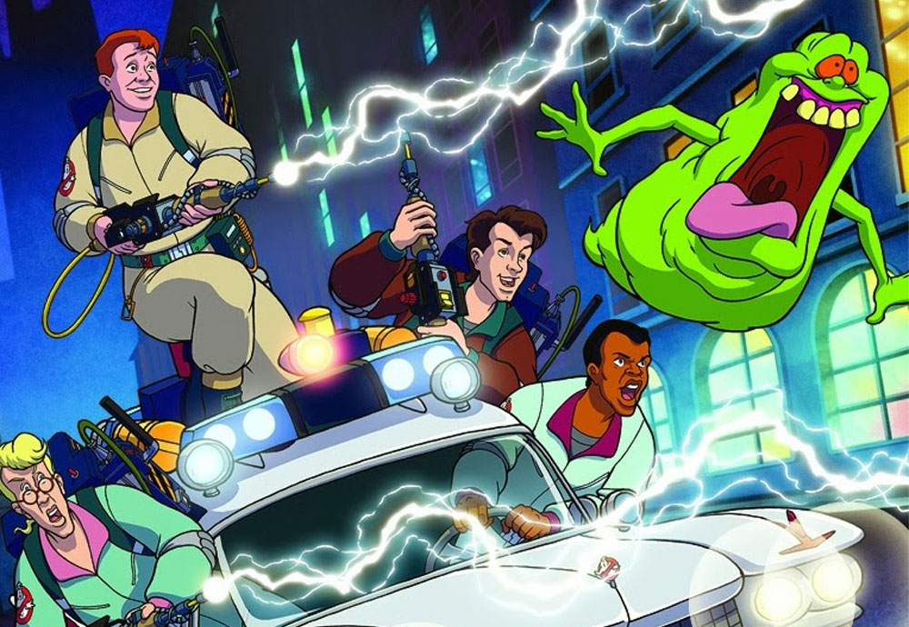 Cartoon ghostbusters