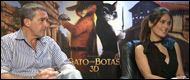 Gato con botas: hablan Antonio Banderas y Salma Hayek