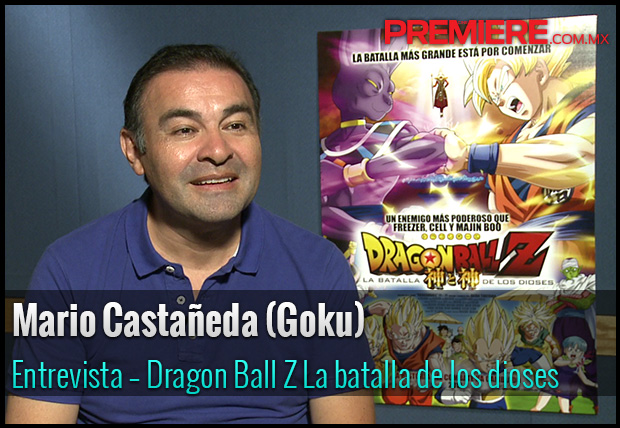 Entrevista Mario Castañeda - Dragon Ball Z La batalla de los dioses | Cine  PREMIERE