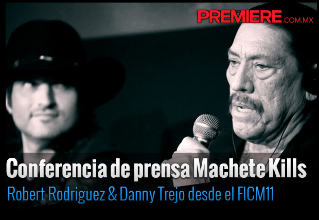 Conferencia de prensa Machete Kills con Robert Rodriguez y Danny Trejo