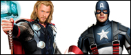 Revelan trajes de Thor y Capitán América