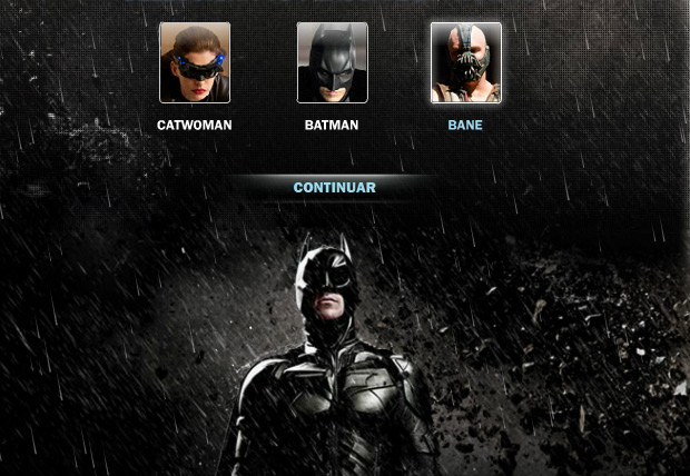 Aplicación interactiva de Batman El caballero de la noche asciende | Cine  PREMIERE