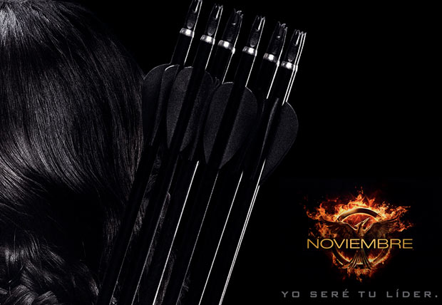 Póster de Katniss Everdeen en Los Juegos del Hambre Sinsajo Parte 1