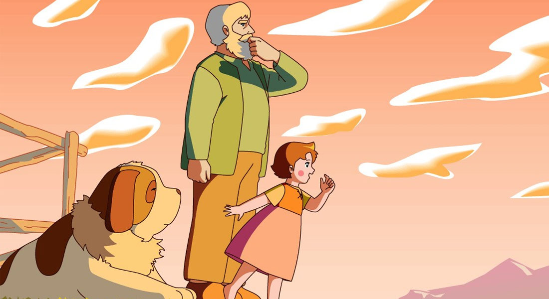 Anuncian parodia anime con el abuelo de Heidi | Cine PREMIERE