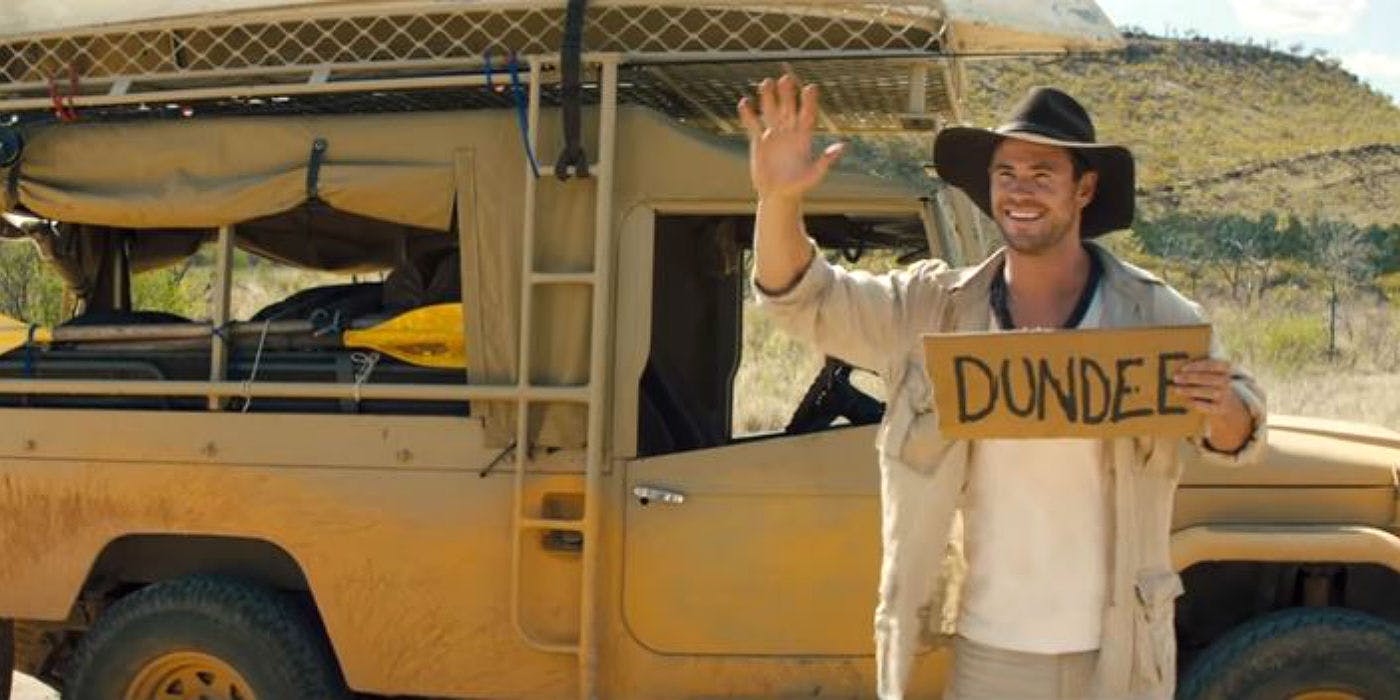 Chris Hemsworth en comercial Dundee: The Son of a Legend Returns Home