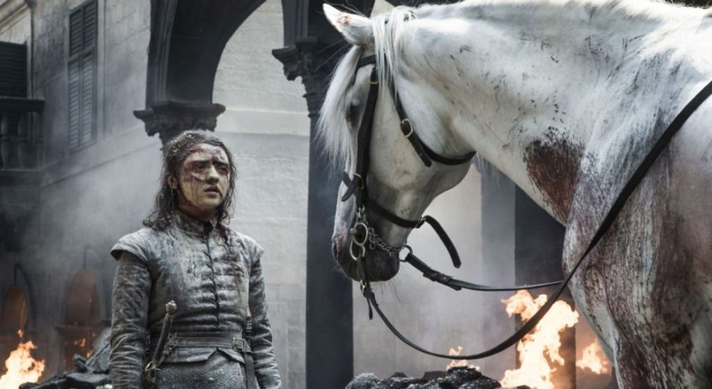 ¿Cuál es el significado del caballo blanco de Arya Stark?