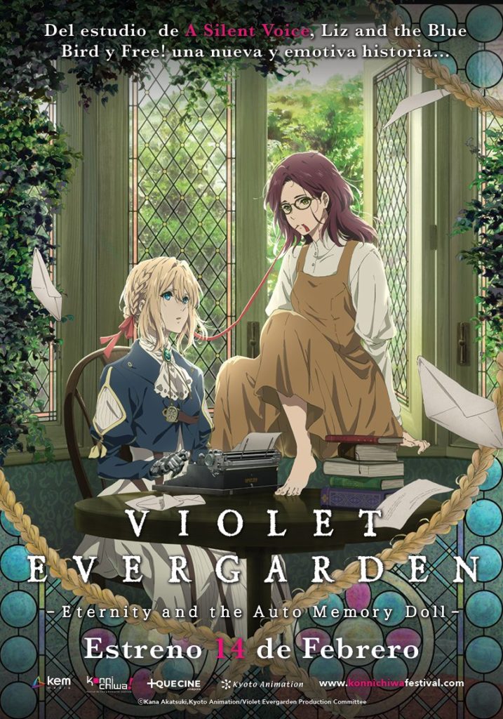 Guía de estrenos anime: ¡Violet Evergarden llega a los cines!