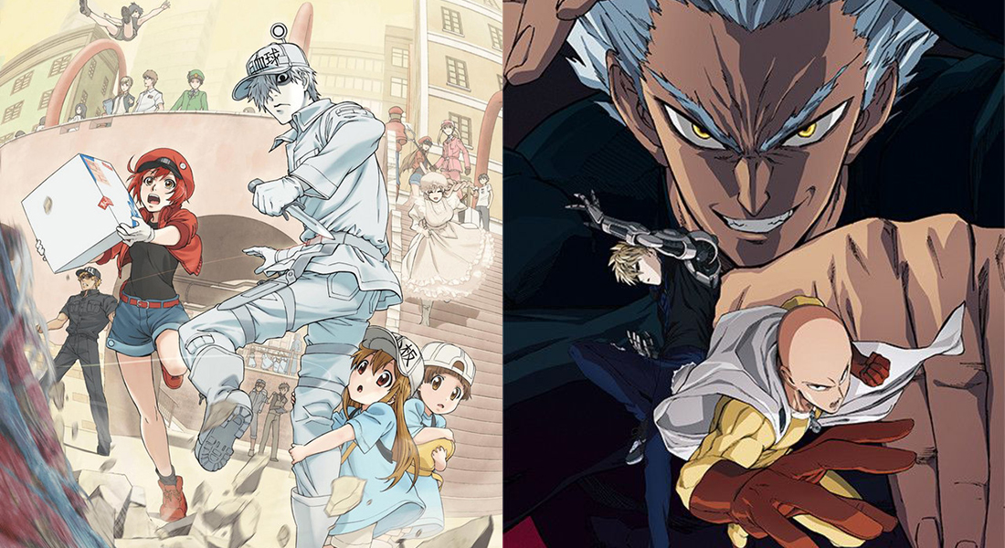 Guía de estrenos anime: ¡Cells at Work, One-Punch Man 2 y mucho más!