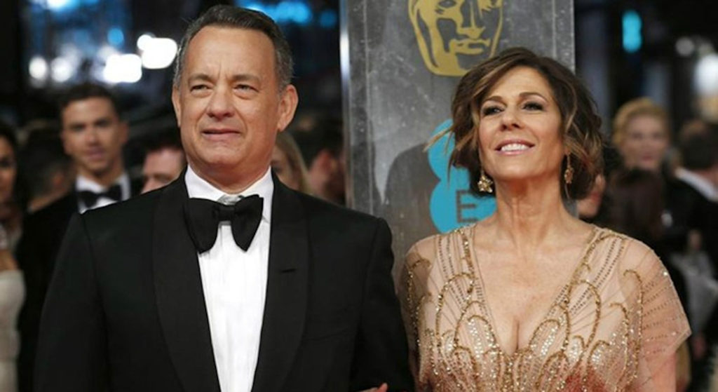 Tom Hanks y Rita Wilson salen del hospital