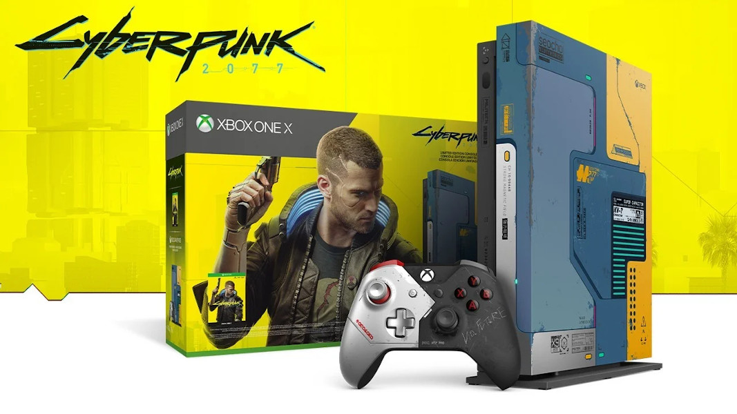 Presentan edición especial del Xbox One X sobre Cyberpunk 2077