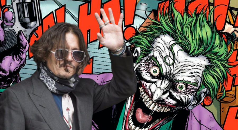 Fan art de Johnny Depp como el Joker en The Batman