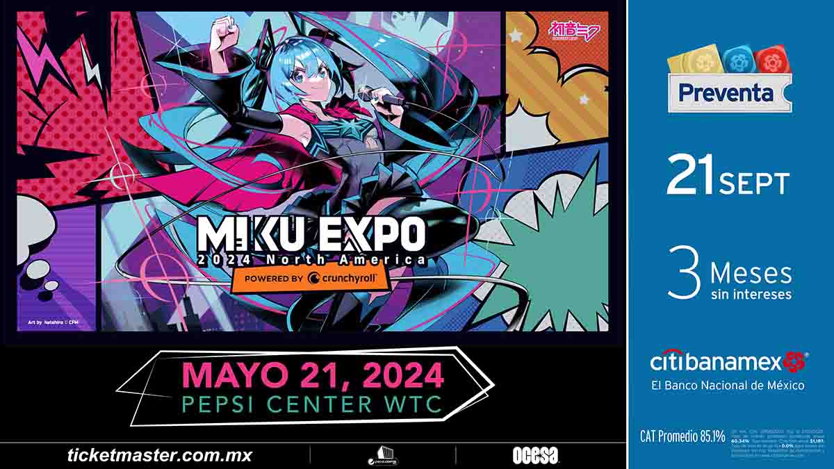 Miku Expo en México 2024 Fecha, sede, preventa y lo que debes saber